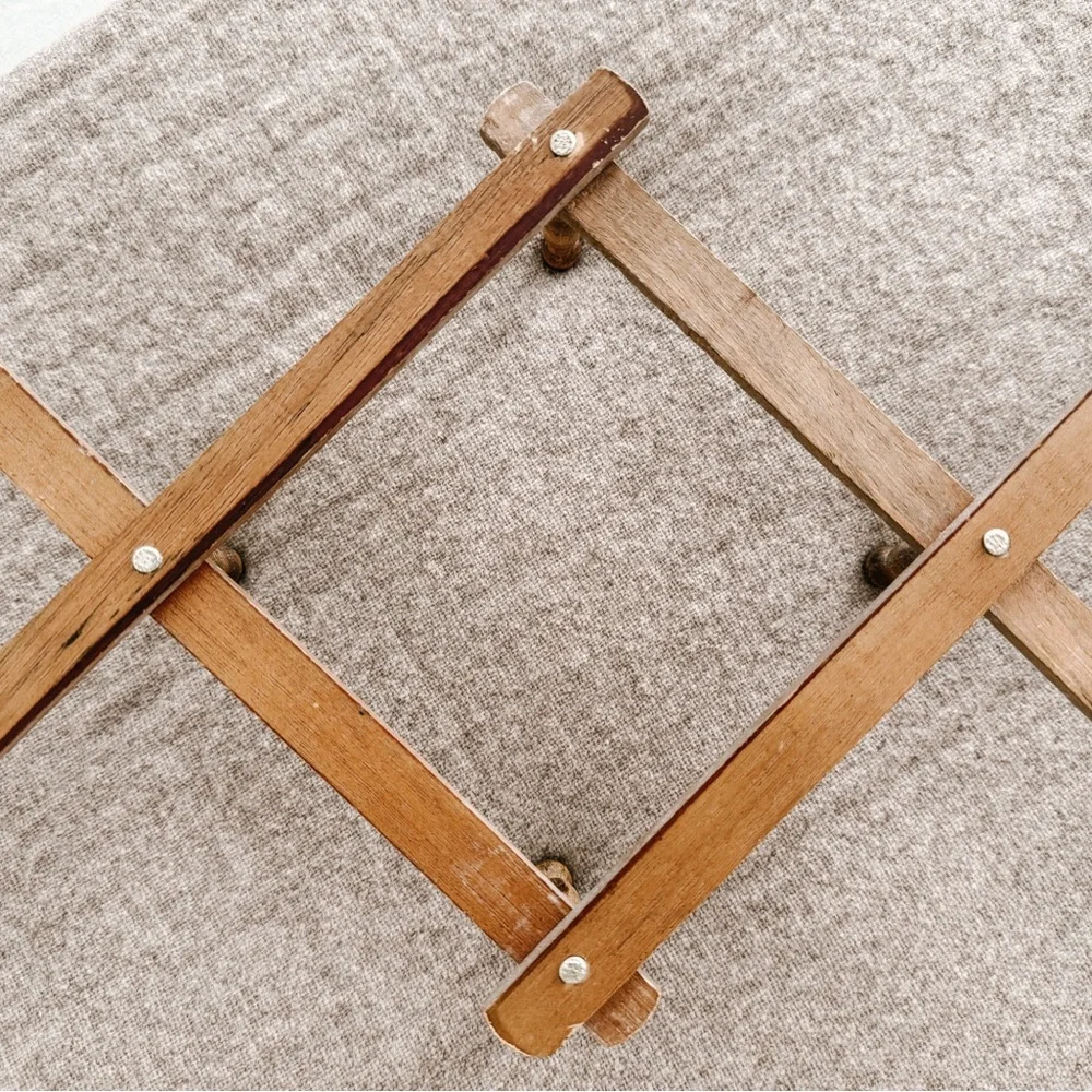 High Street Market Vintage Accordion Wooden Coat Rack